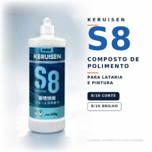 KERUISEN S8 composto de polimento para lataria e pintura
